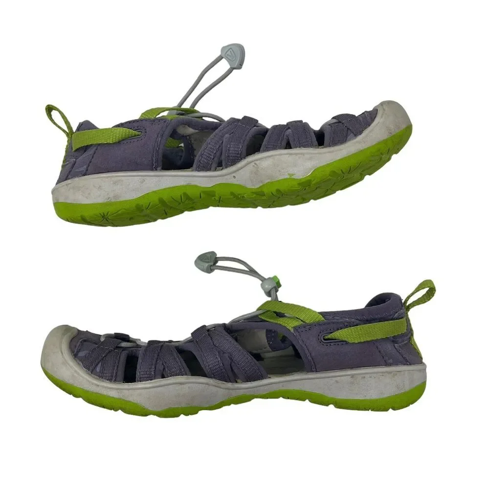 KEEN Newport Neo H2 Kids 1 Purple Green Sandals Water Play Hiking Shoes Boy Girl